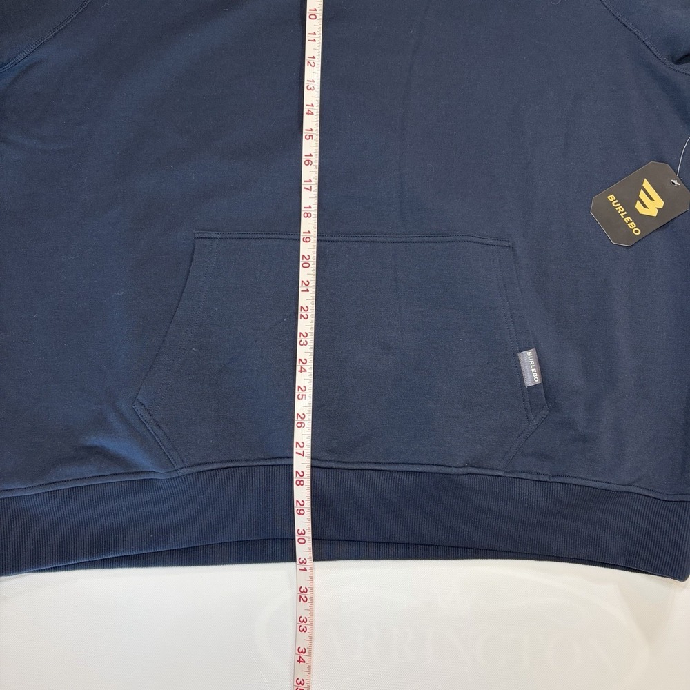 Burlebo Hoodie Mens 2XL Navy Pullover Duck Graphic Hunting Outdoors Sweatshirt - Picture 9 of 9
